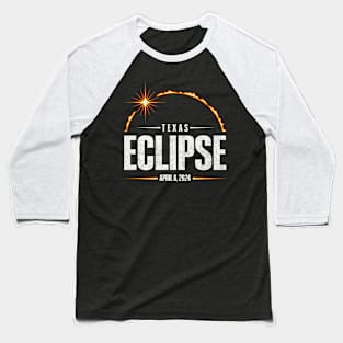 2024 Total Solar Eclipse Texas - Total Eclipse 2024 Baseball T-Shirt